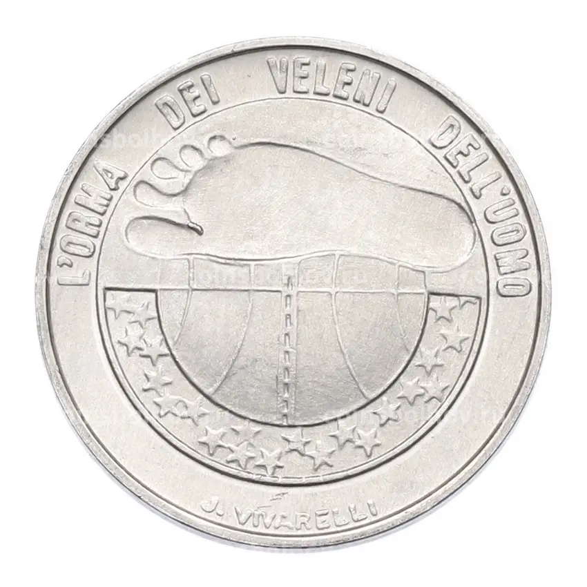 Монета 10 лир 1977 года Сан-Марино