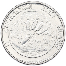 Монета 50 лир 1977 года Сан-Марино «Экология» (аверс)