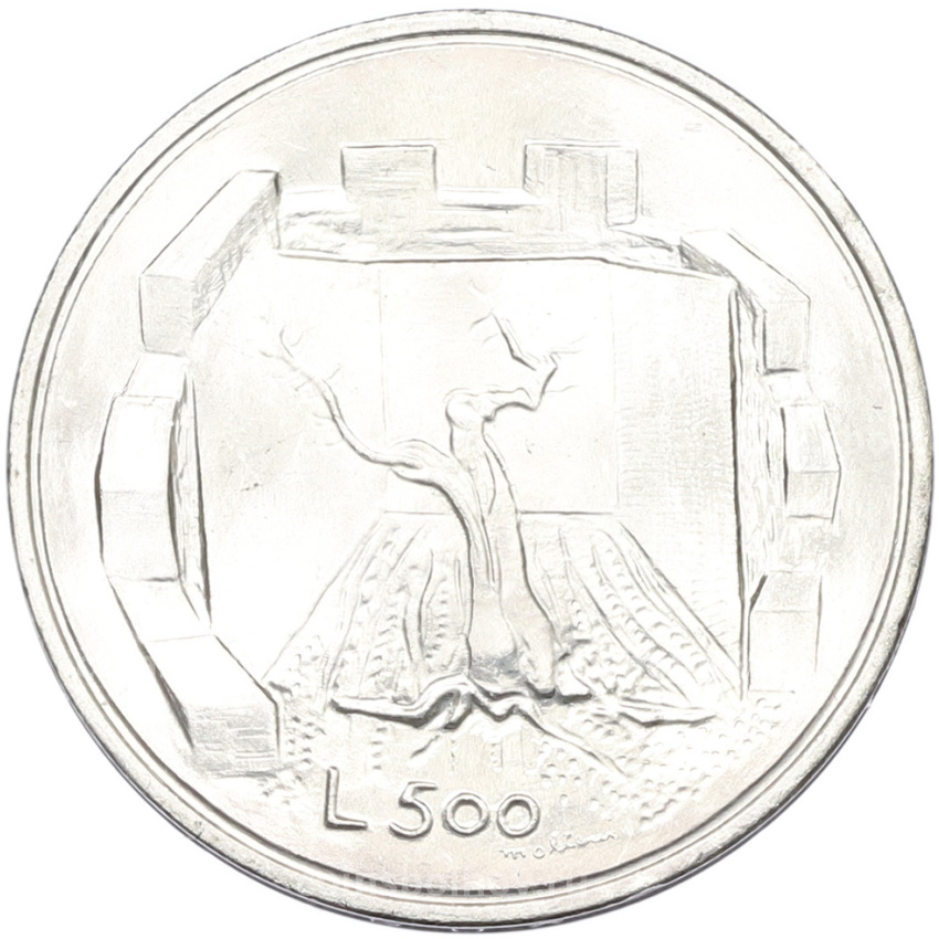 Монета 500 лир 1976 года Сан-Марино