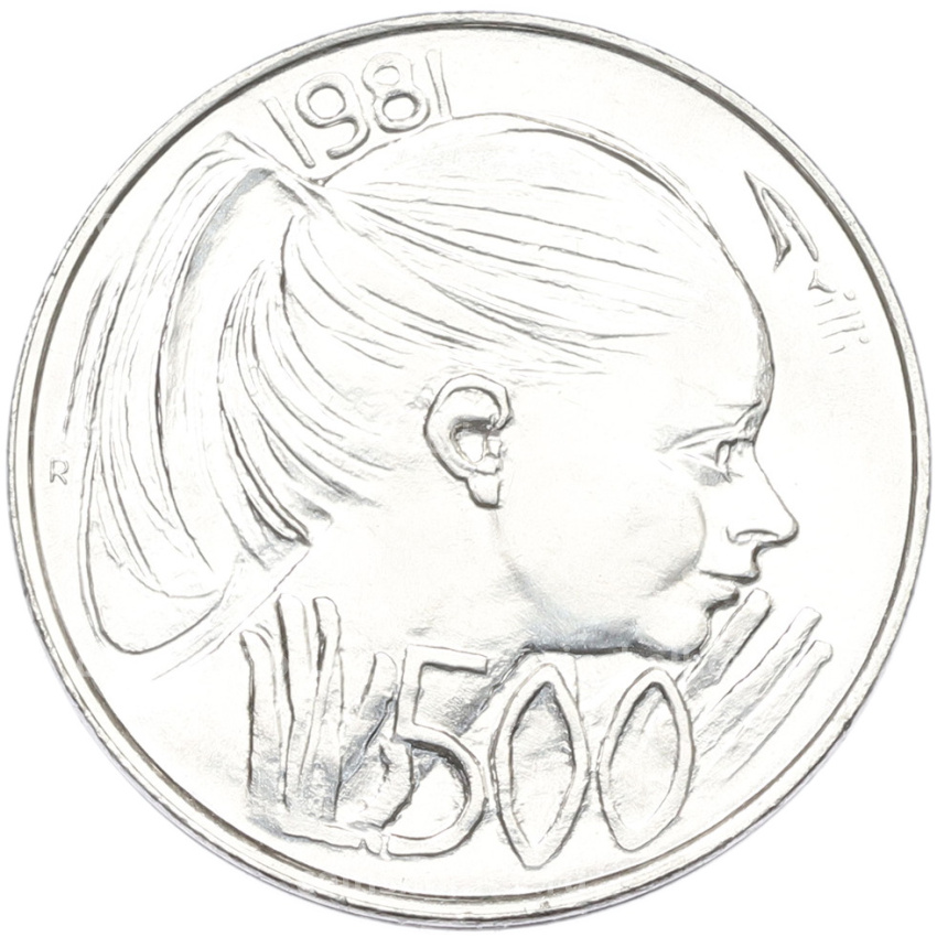 Монета 500 лир 1981 года Сан-Марино