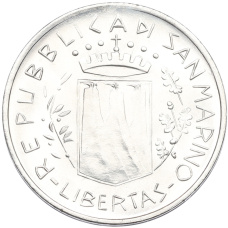 Монета 500 лир 1981 года Сан-Марино (реверс)