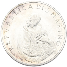 Монета 500 лир 1979 года Сан-Марино (реверс)