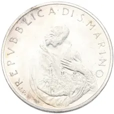 Монета 500 лир 1979 года Сан-Марино (реверс)