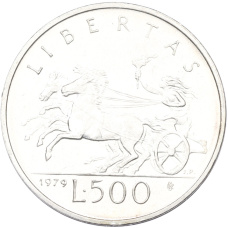 Монета 500 лир 1979 года Сан-Марино (аверс)