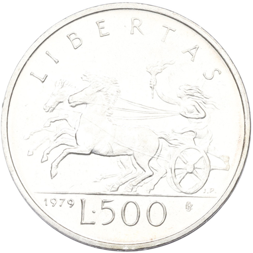 Монета 500 лир 1979 года Сан-Марино