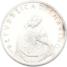 Монета 500 лир 1979 года Сан-Марино (реверс)