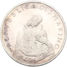 Монета 500 лир 1979 года Сан-Марино (реверс)