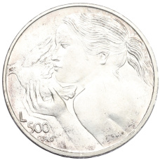 Монета 500 лир 1973 года Сан-Марино (аверс)