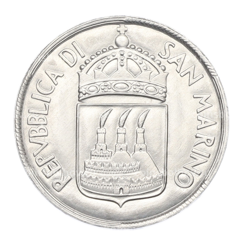 Монета 10 лир 1973 года Сан-Марино (вид 2)