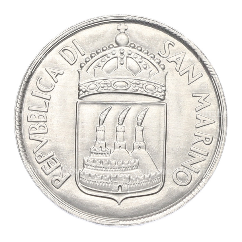 Монета 10 лир 1973 года Сан-Марино (вид 2)