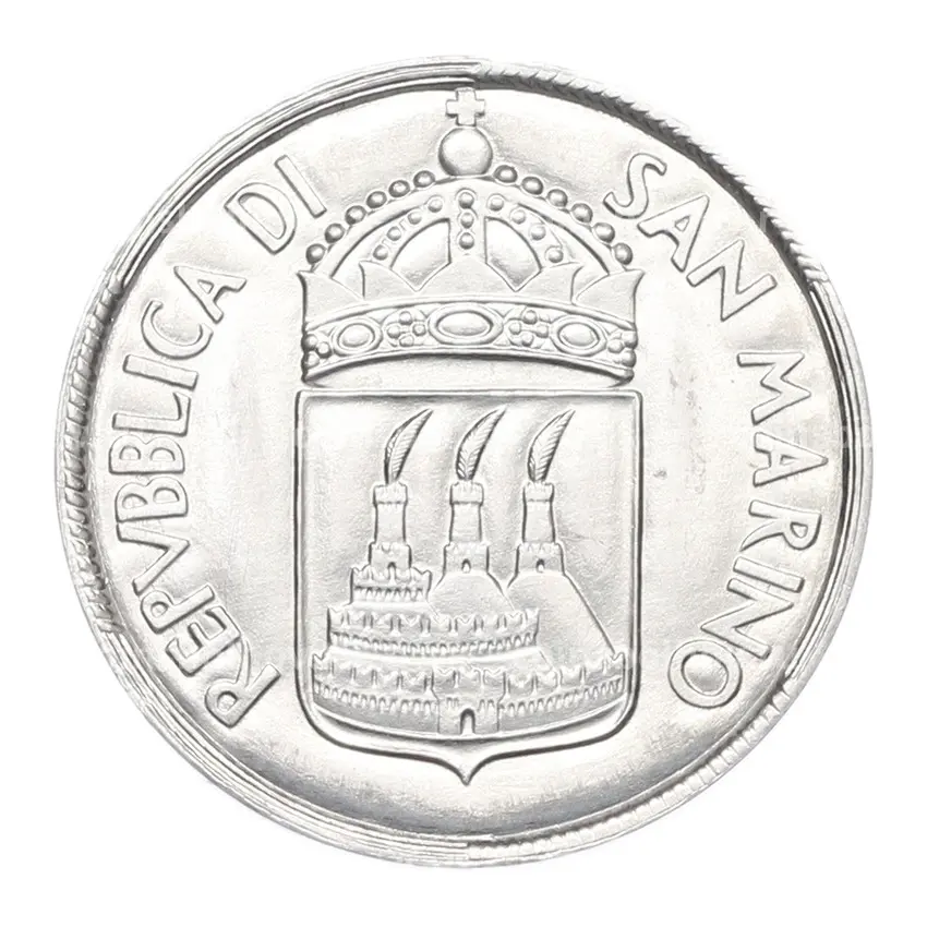 Монета 10 лир 1973 года Сан-Марино (вид 2)