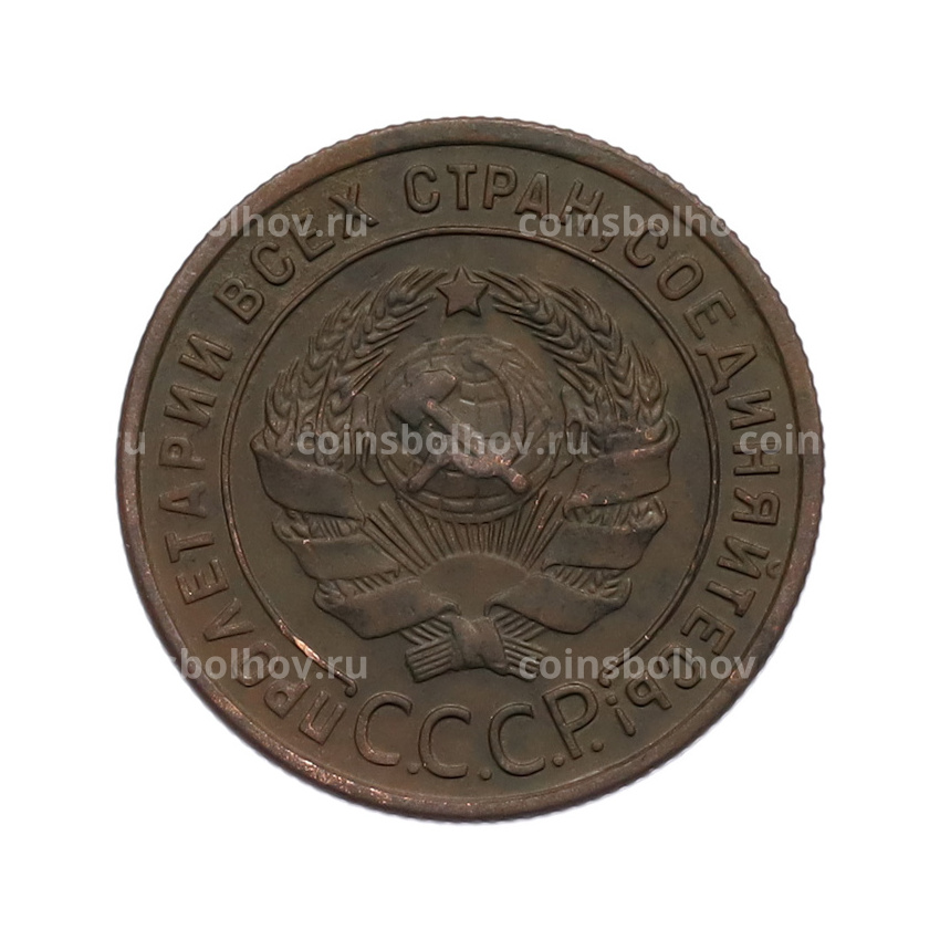 Монета 1 копейка 1924 года (вид 2)