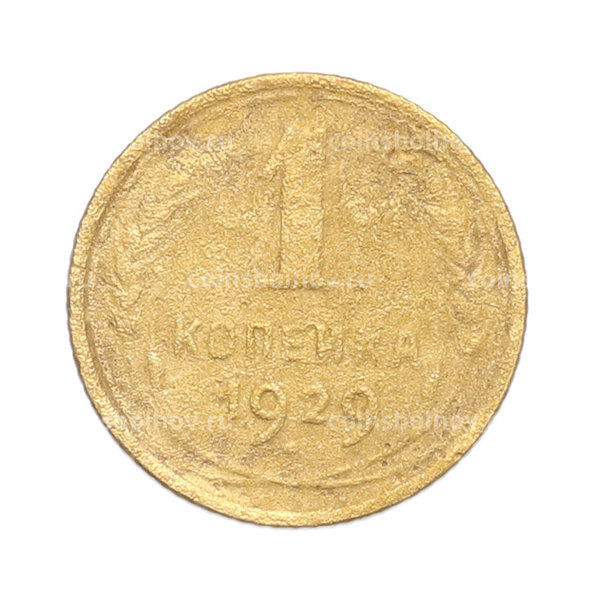 Монета 1 копейка 1929 года