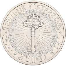 Монета 3 евро 2026 года Австрия «Фантастические мифические существа — Гиппокампус» (реверс)