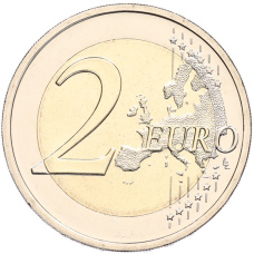 Монета 2 евро 2026 года F Германия «Конрад Аденауэр» (реверс)