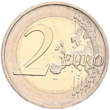 Монета 2 евро 2026 года D Германия «Конрад Аденауэр» (реверс)