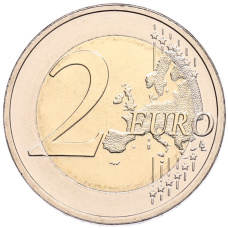 Монета 2 евро 2026 года A Германия «Конрад Аденауэр» (реверс)