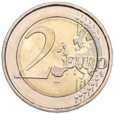 Монета 2 евро 2026 года J Германия «Конрад Аденауэр» (реверс)