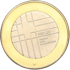 Монета 3 евро 2016 года Словения «150 лет Красному Кресту в Словении» (аверс)