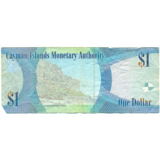 Банкнота 1 доллар 2014 года Каймановы острова (реверс)