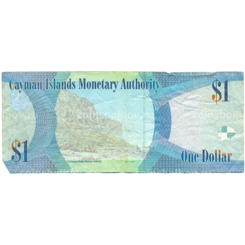 Банкнота 1 доллар 2014 года Каймановы острова (вид 2)