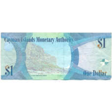 Банкнота 1 доллар 2014 года Каймановы острова (реверс)
