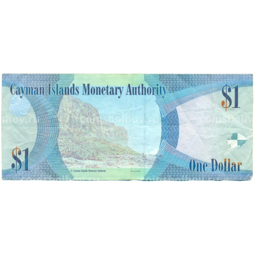 Банкнота 1 доллар 2014 года Каймановы острова (вид 2)