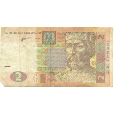 Банкнота 2 иривны 2011 года Украина