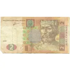 Банкнота 2 иривны 2011 года Украина