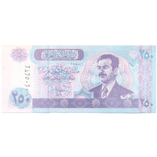 Банкнота 250 динаров 2002 года Ирак
