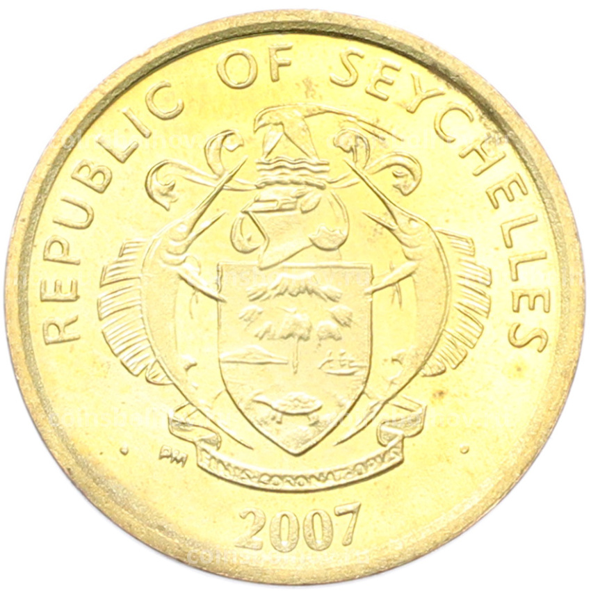 Монета 5 центов 2007 года Сейшелы (вид 2)