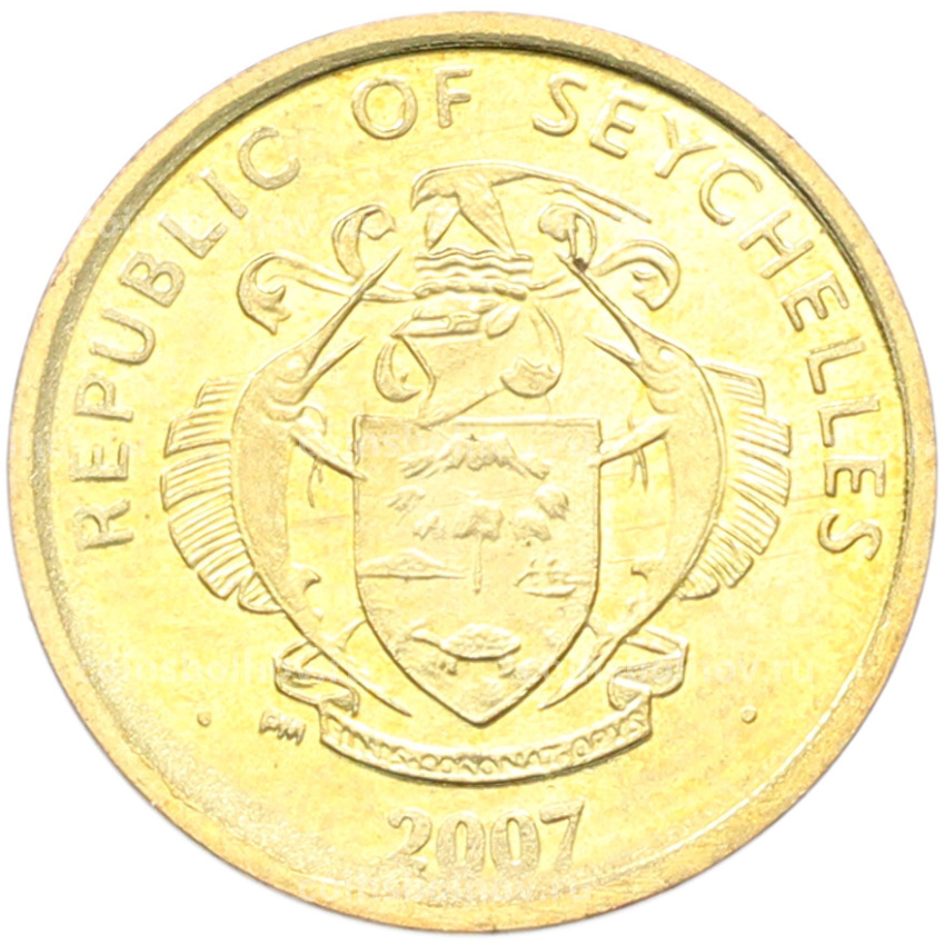 Монета 5 центов 2007 года Сейшелы (вид 2)