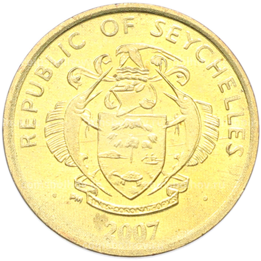 Монета 5 центов 2007 года Сейшелы (вид 2)