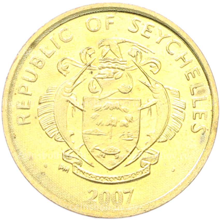 Монета 5 центов 2007 года Сейшелы (вид 2)