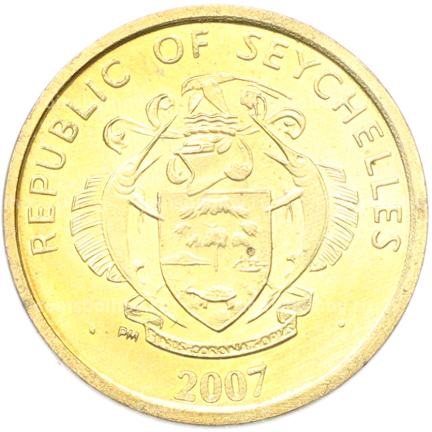 Монета 5 центов 2007 года Сейшелы (вид 2)