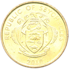 Монета 5 центов 2010 года Сейшелы (реверс)