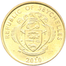 Монета 5 центов 2010 года Сейшелы (реверс)