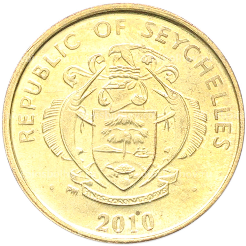 Монета 5 центов 2010 года Сейшелы (вид 2)