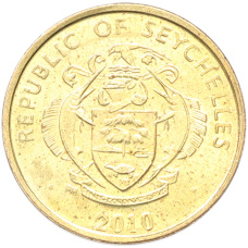 Монета 5 центов 2010 года Сейшелы (реверс)