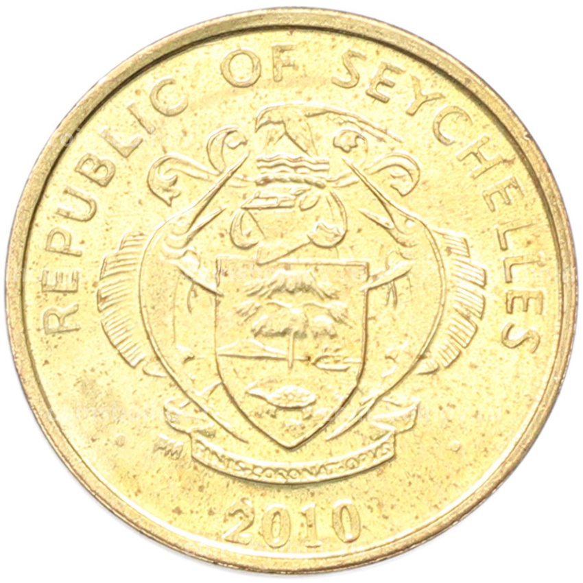 Монета 5 центов 2010 года Сейшелы (вид 2)