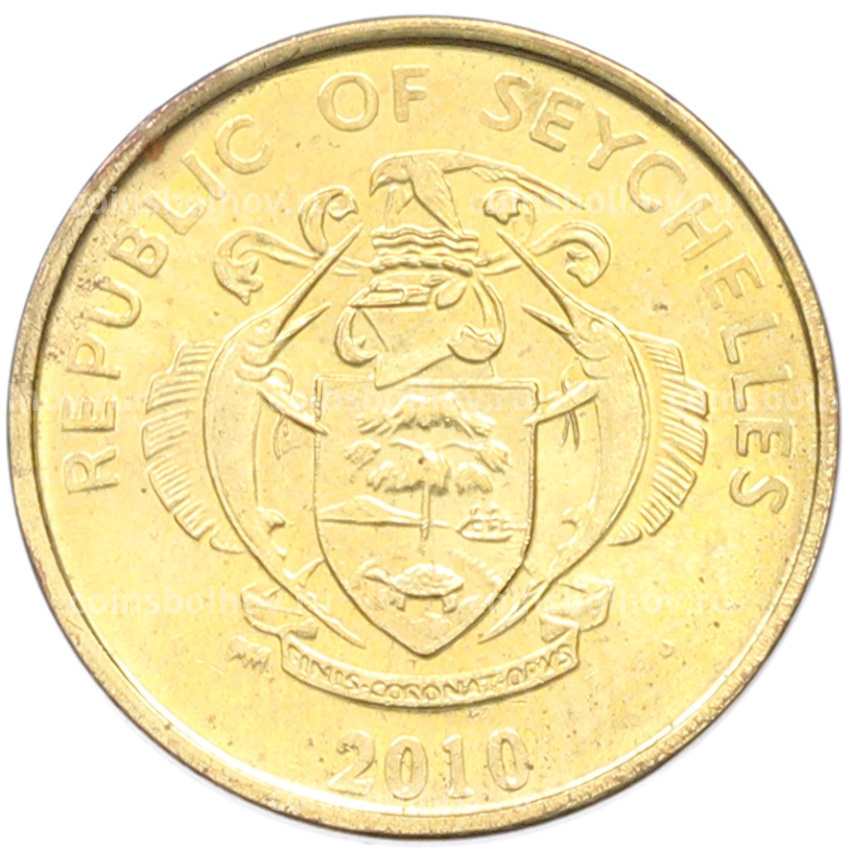 Монета 5 центов 2010 года Сейшелы (вид 2)