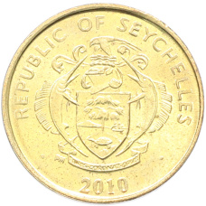 Монета 5 центов 2010 года Сейшелы (реверс)