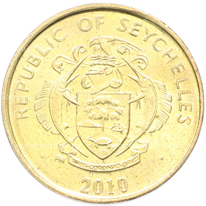 Монета 5 центов 2010 года Сейшелы (вид 2)