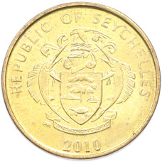 Монета 5 центов 2010 года Сейшелы (реверс)