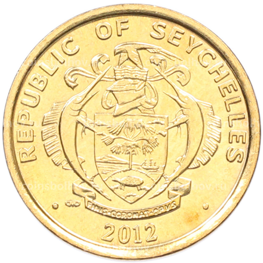 Монета 5 центов 2012 года Сейшелы (вид 2)