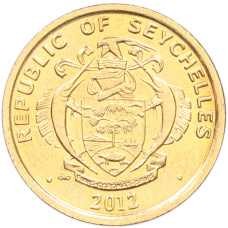 Монета 5 центов 2012 года Сейшелы (реверс)