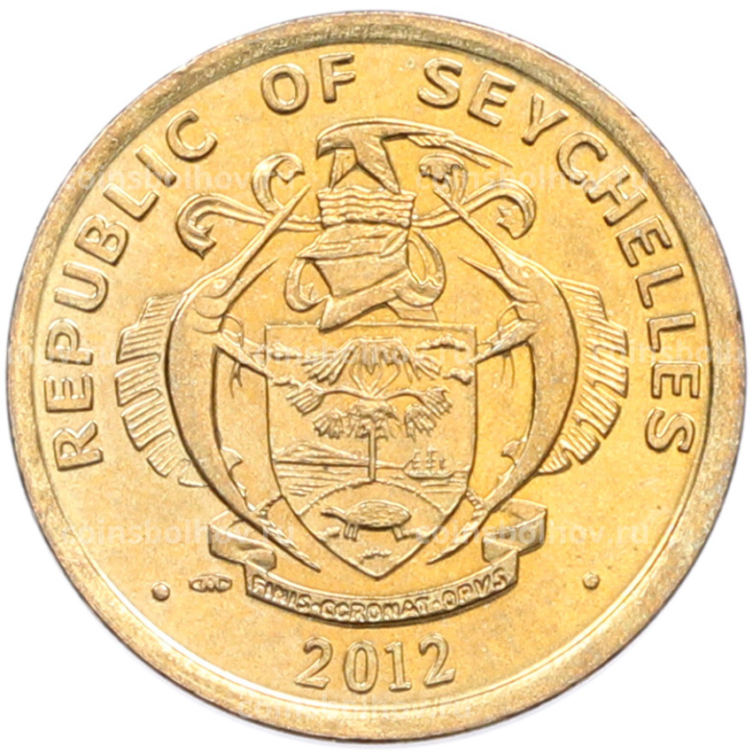 Монета 5 центов 2012 года Сейшелы (вид 2)