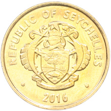 Монета 5 центов 2016 года Сейшелы (реверс)