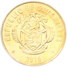 Монета 5 центов 2016 года Сейшелы (реверс)