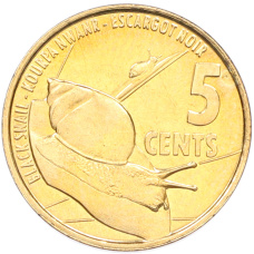 Монета 5 центов 2016 года Сейшелы (аверс)